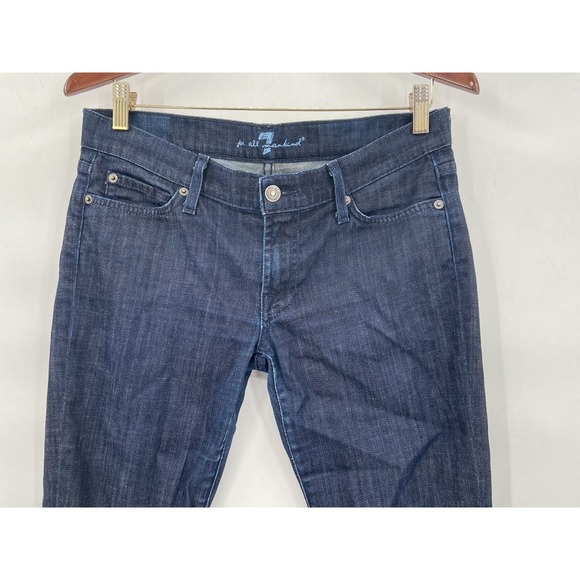 7 For All Mankind Women's Denim Low Rise Capri Pants Size 28 - Picture 2 of 8